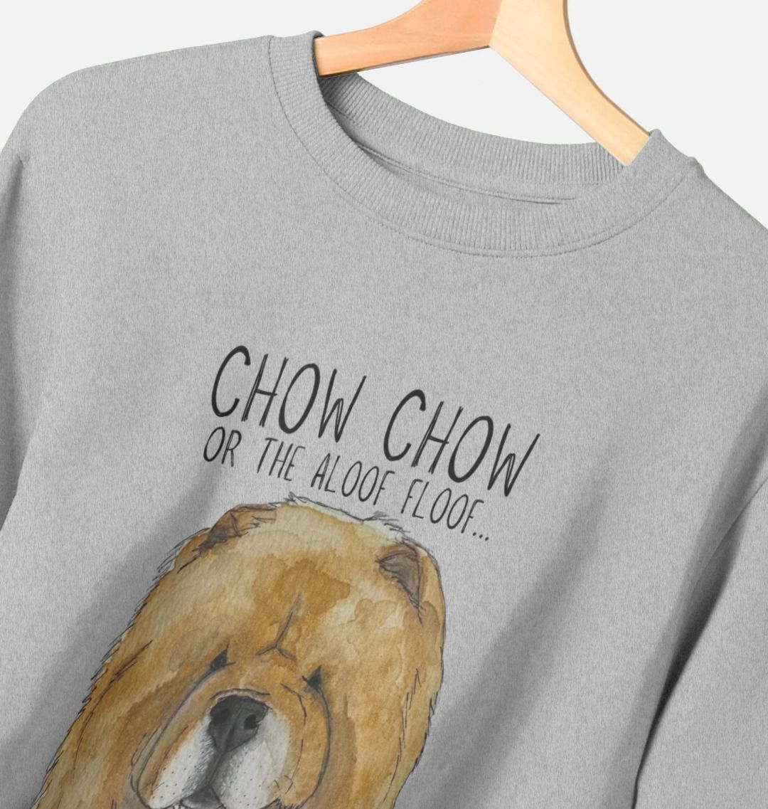 Red Chow Chow Men's Crewneck Sweatshirt