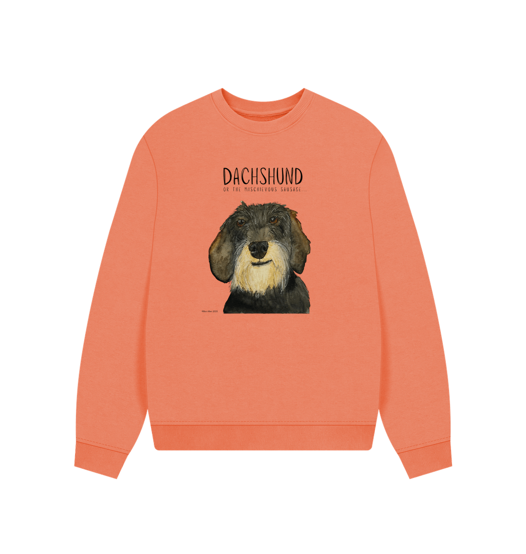 Wire Haired Dachshund Oversized Sweatshirt