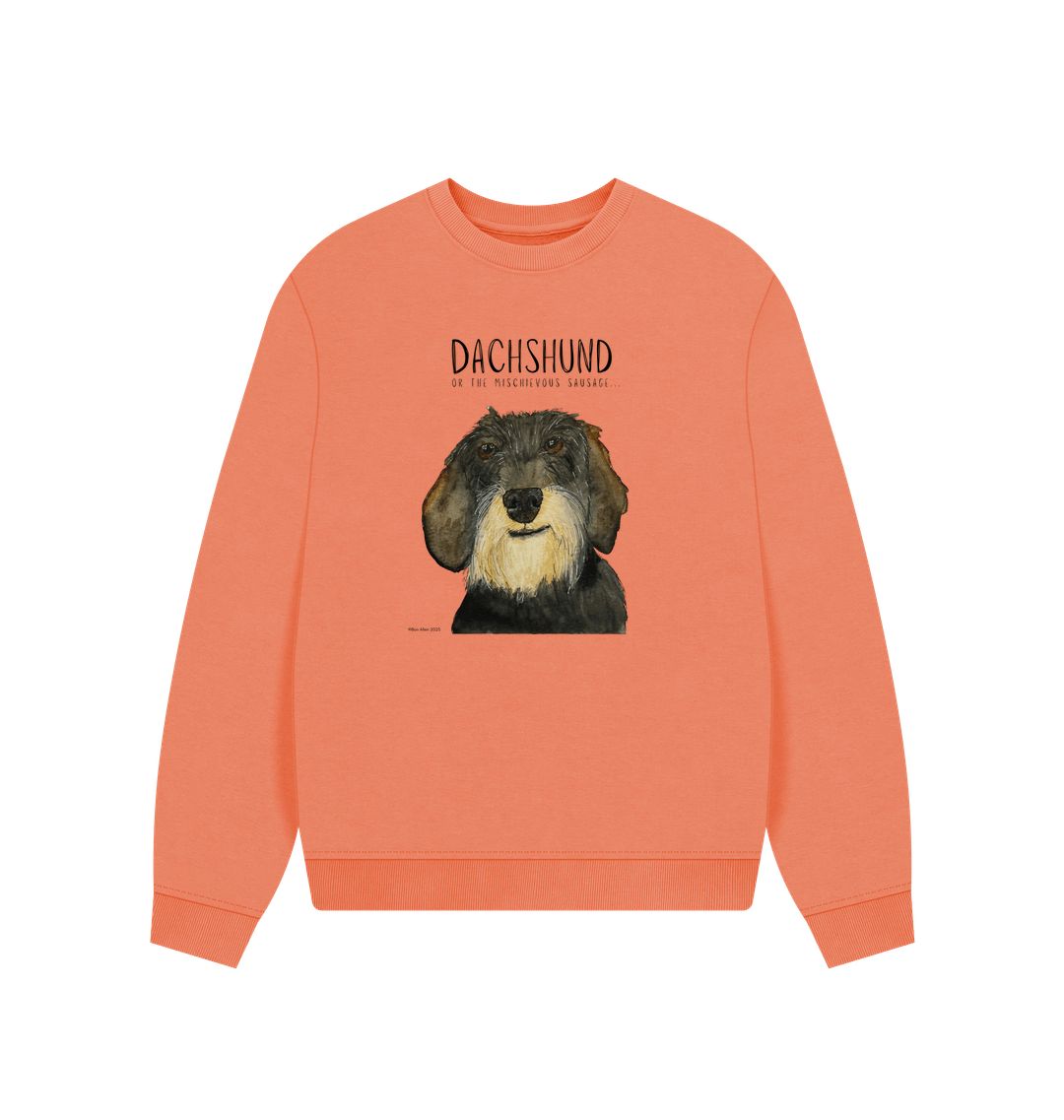 Wire Haired Dachshund Oversized Sweatshirt