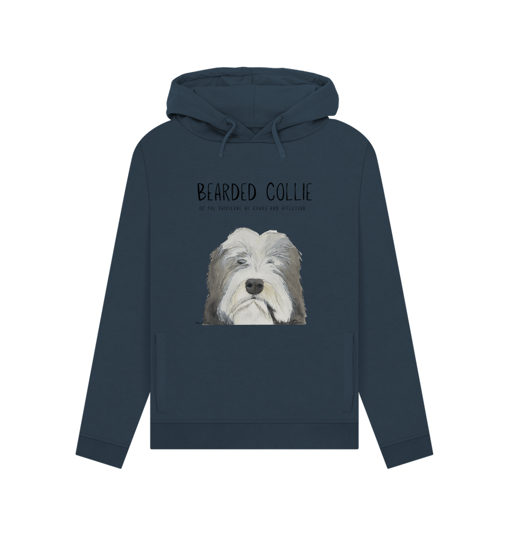 Snug in the Hairicane Bearded Collie Hoodie