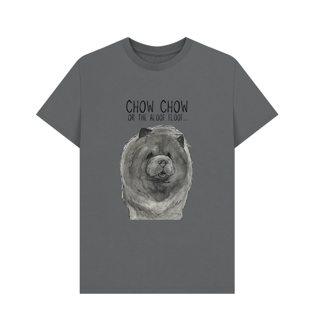 Blue Chow Chow Men's T-Shirt with Aloof Floof Design