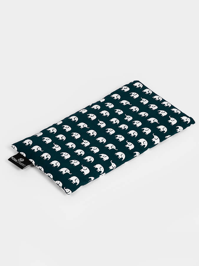 Organic Cotton Lavender Scented Elephant Eye Pillow with Linseed Fill