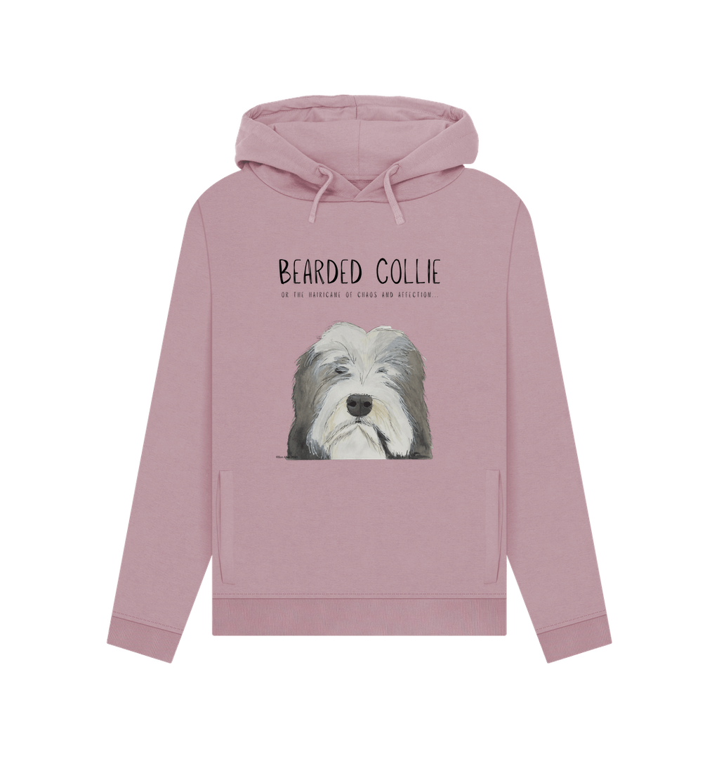 Snug in the Hairicane Bearded Collie Hoodie