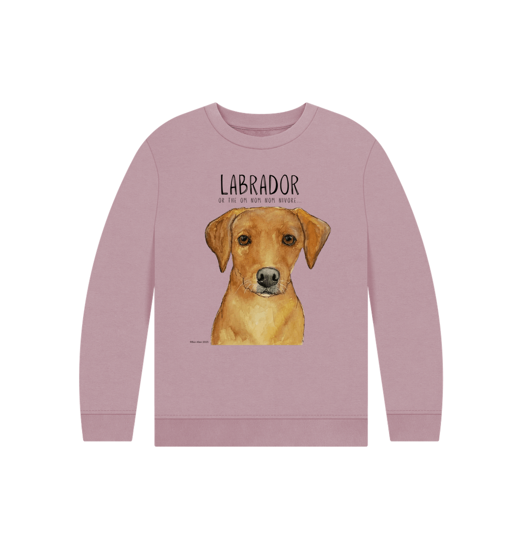Crumb Catcher in Chief Fox Red Labrador Kids Sweatshirt