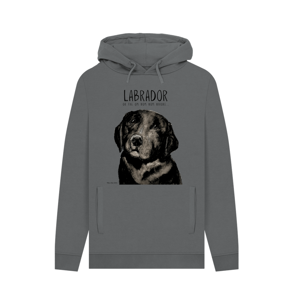 Snack Sensei Hoodie with Black Labrador Print