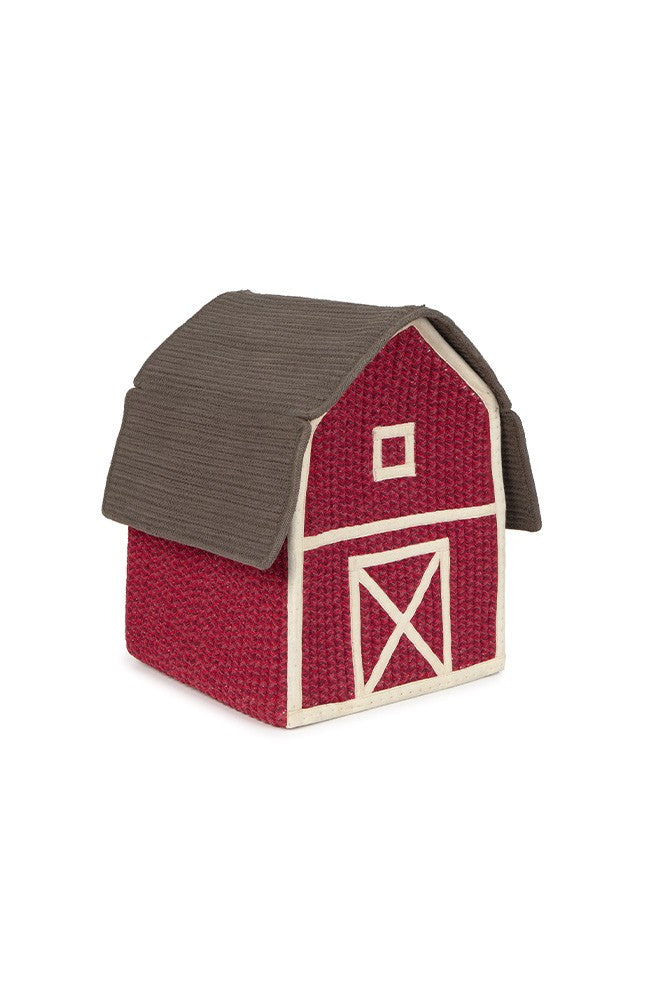 Welcome to the Farm! Handmade Decorative Basket Barn - Rustic Charm & Eco-Friendly Design by Lorena Canals at www.brixbailey.com