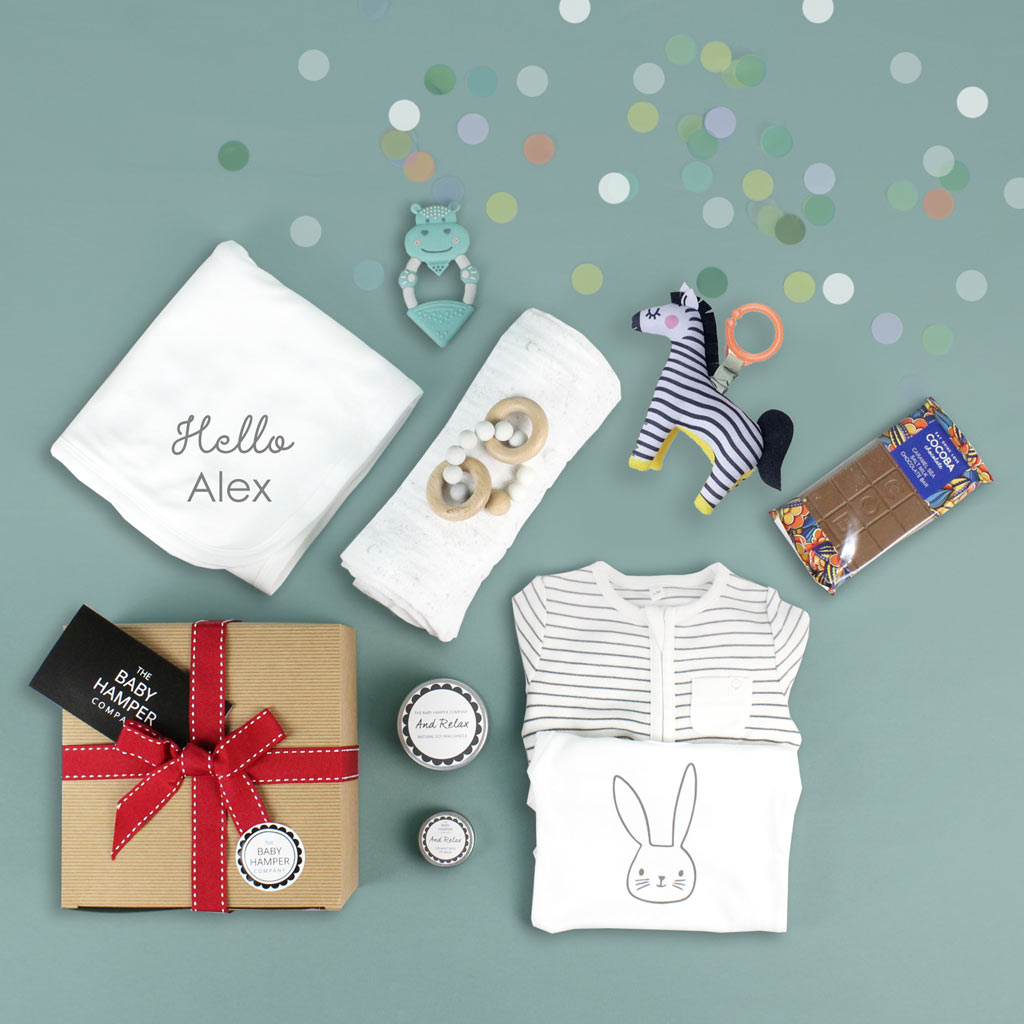 Personalised Unisex Baby Gift Box for Newborns