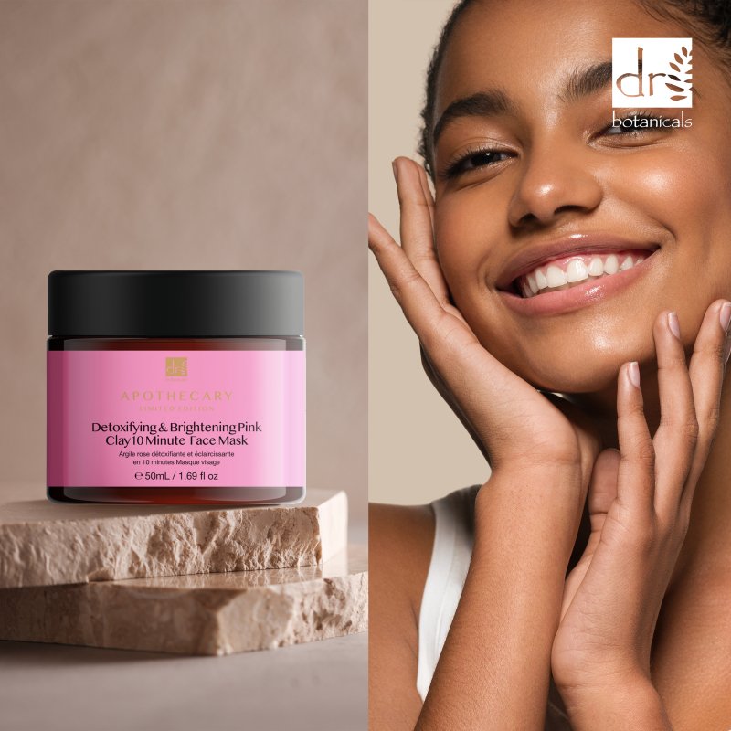Pink Clay 10 Minute Detoxifying and Brightening Face Mask 50ml