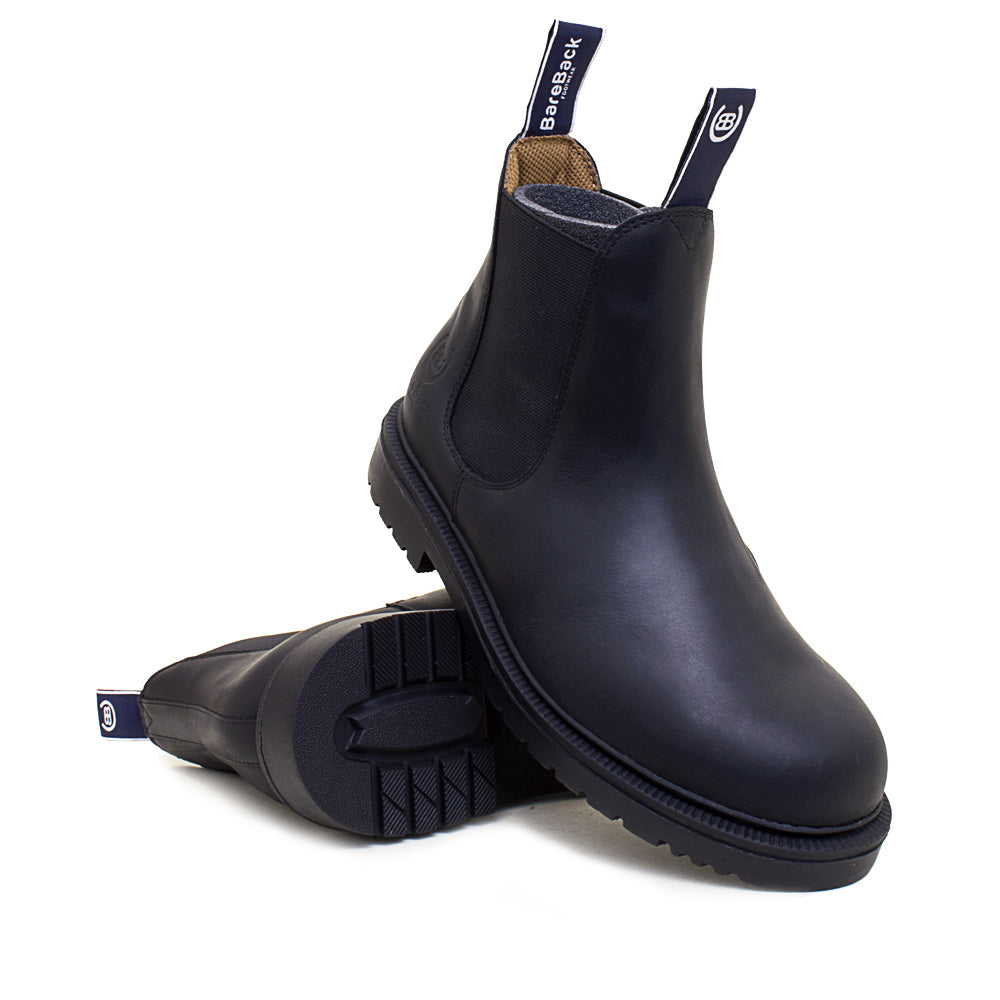 Steel Toe Cap Work Boots in Black