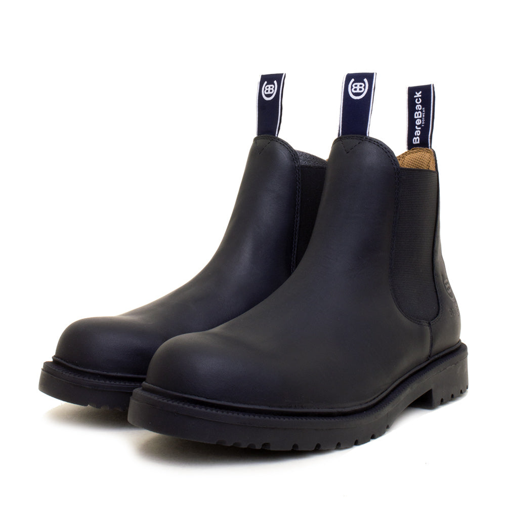 Steel Toe Cap Work Boots in Black