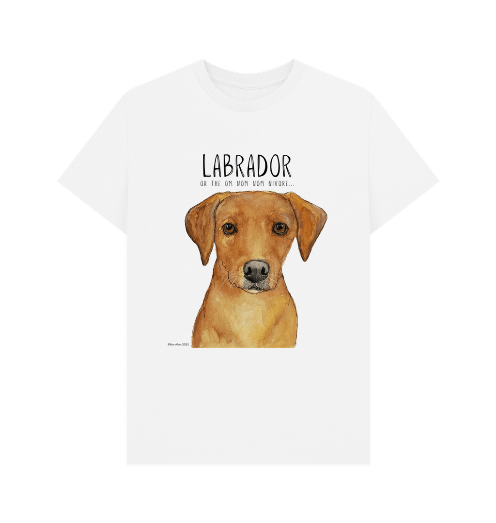 Fox Red Labrador Men's Tee Snack Goals and Tail Wags