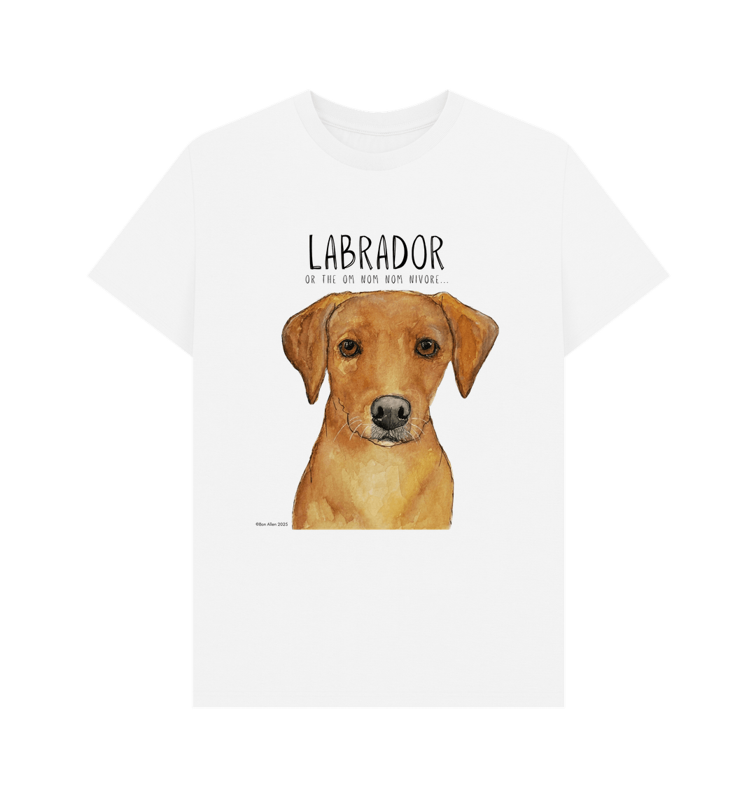Fox Red Labrador Men's Tee Snack Goals and Tail Wags