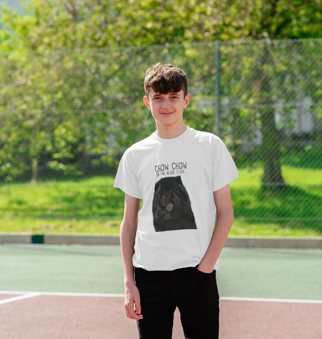 Black Chow Chow Kids T-Shirt