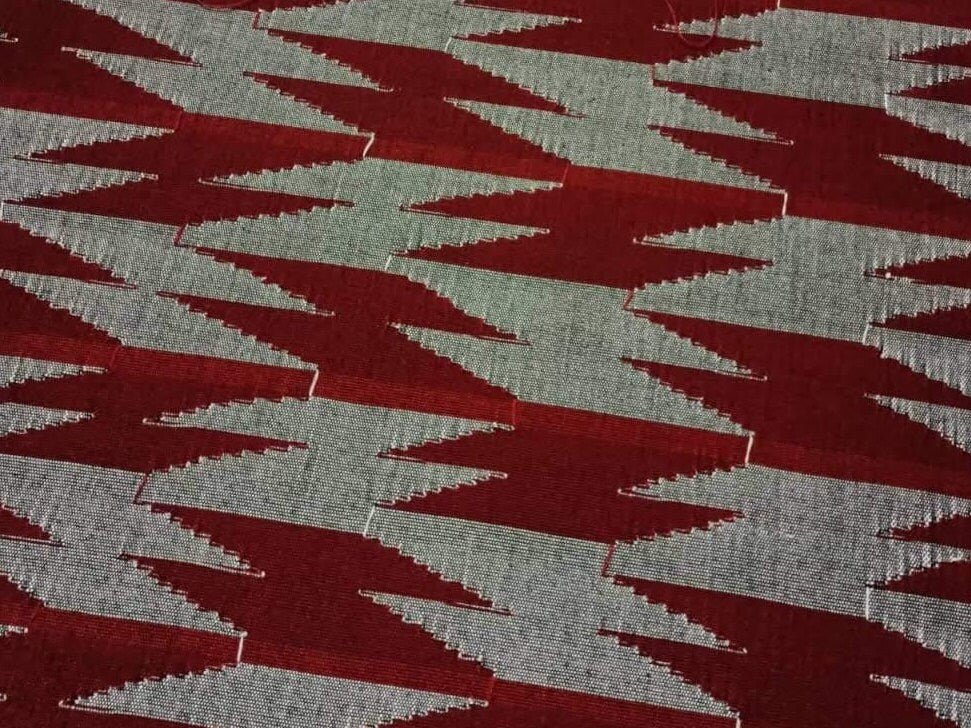 Dhaka Handwoven Pouch in Vibrant Geometric Patterns