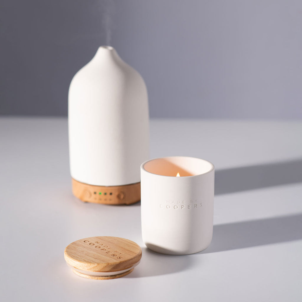 Natural Sleep Scented Candle with Lavender and Frankincense