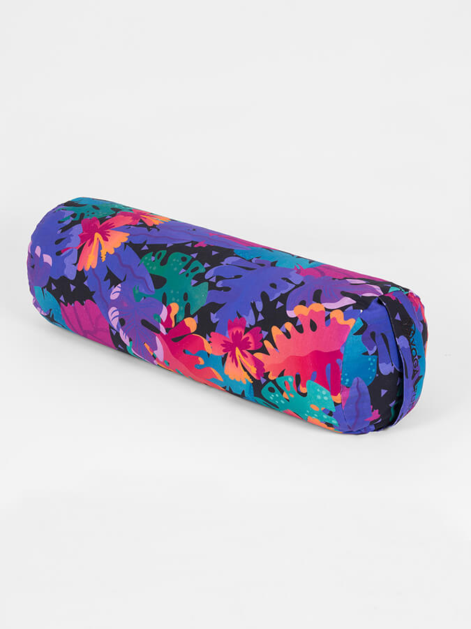 Organic Buckwheat Floral Meditation Bolster Cushion