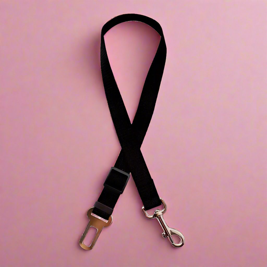 Classic Black Dog Seat Belt Restraint