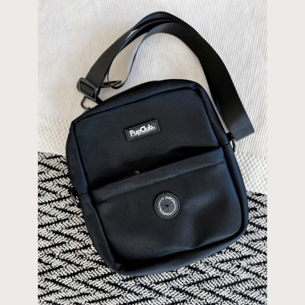 Mini Dog Walking Bag in Black