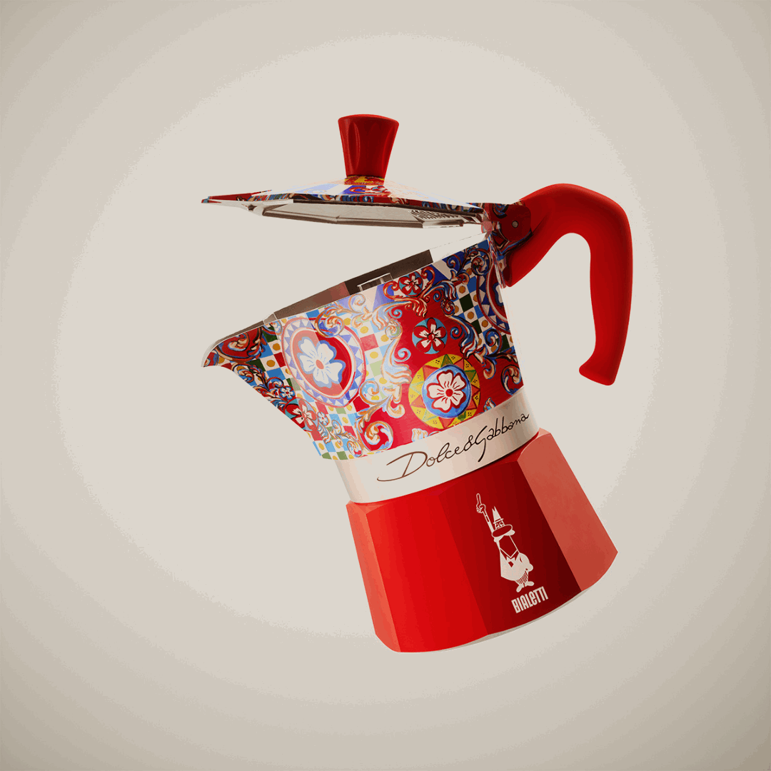 Sicilian Cart Moka Express Stovetop Coffee Maker