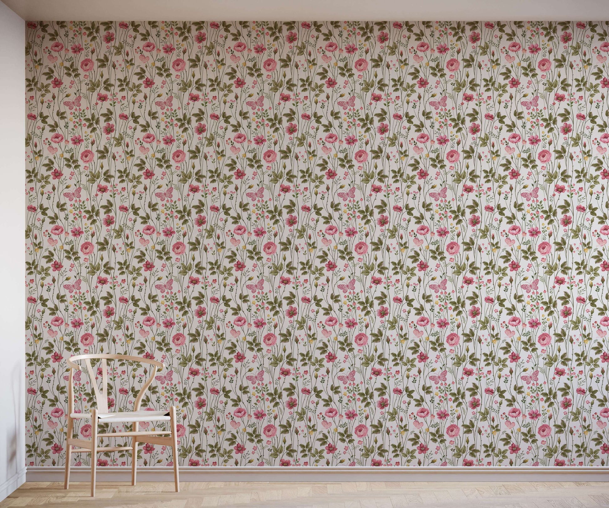 Pink Rose Wallpaper Dorset