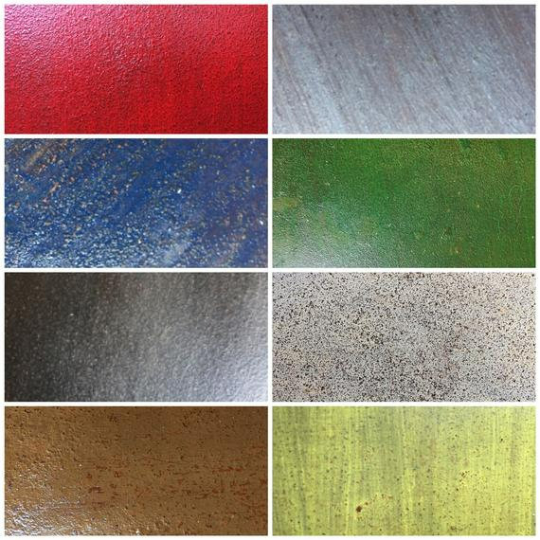 Coloured Metal Fat Font Letters 12 Inch and 5 Inch