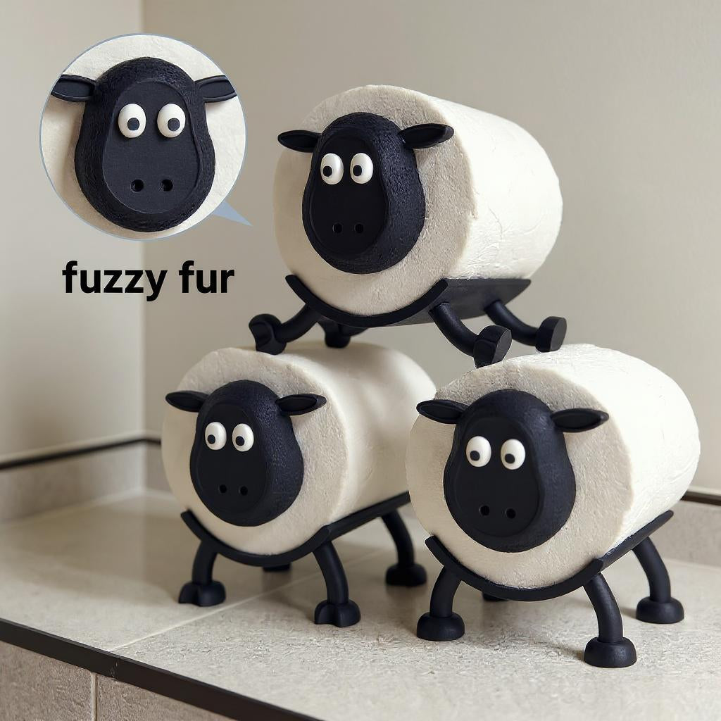 Sheep Toilet Roll Holder Funny 3D Printed Bathroom Decor
