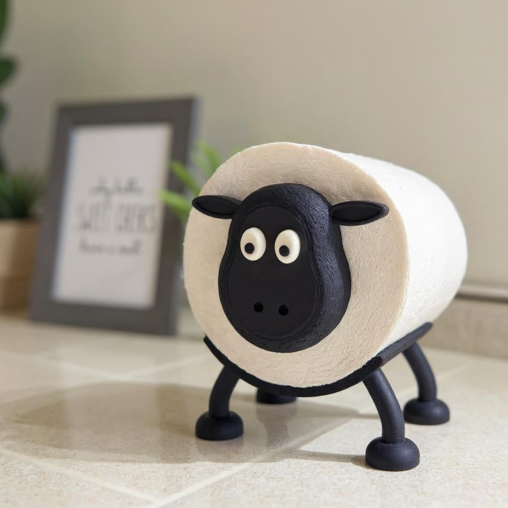 Sheep Toilet Roll Holder Funny 3D Printed Bathroom Decor