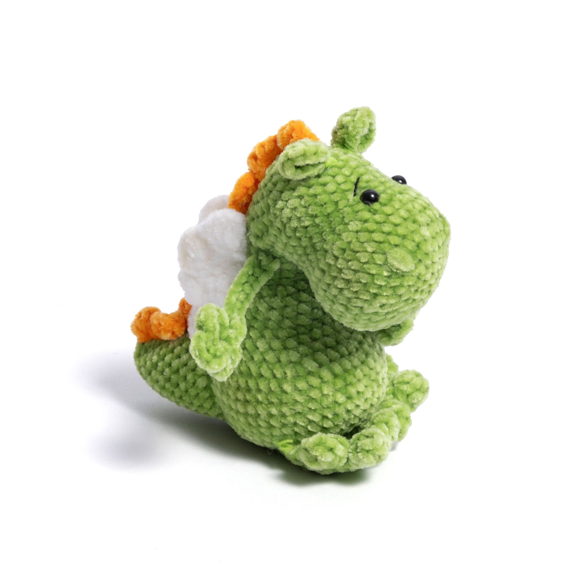 Fluffy Green Dragon Plush Toy