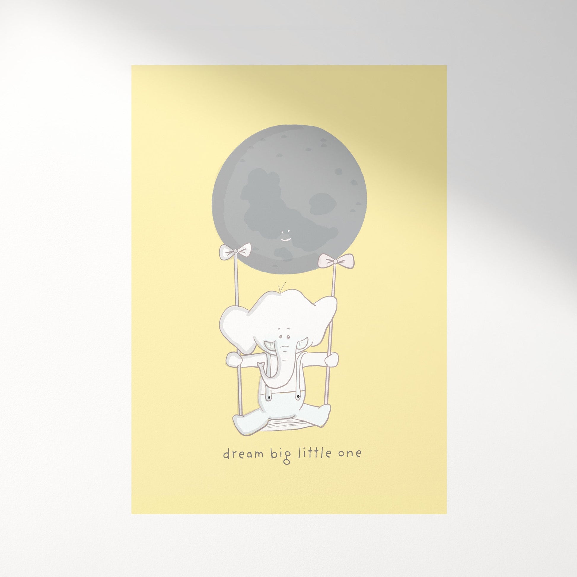 Dream Big Little One Nursery Art Print