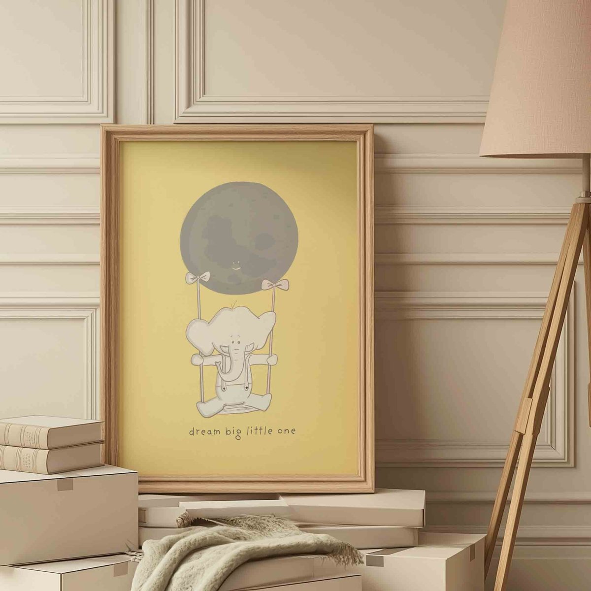 Dream Big Little One Nursery Art Print