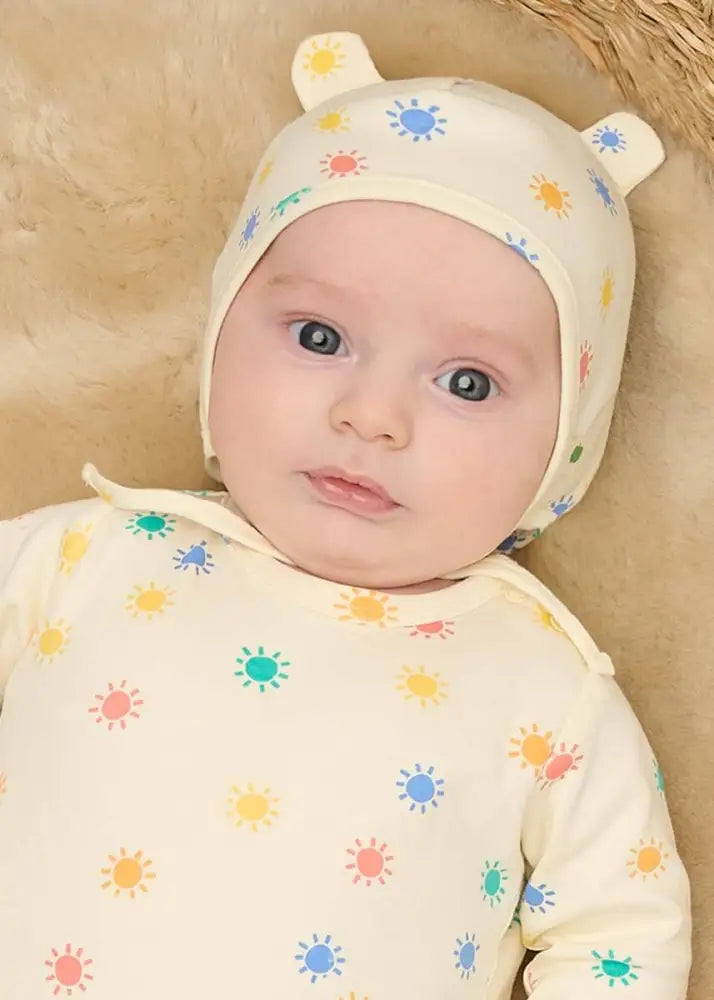 Dreamy - Rainbow Sunshine Organic Baby Playsuit