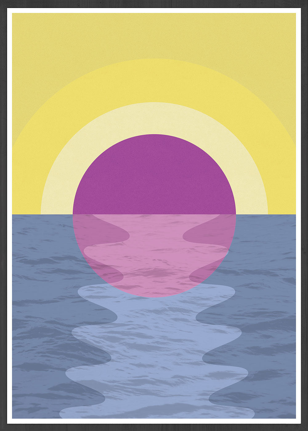 Abstract Sunset Art Print