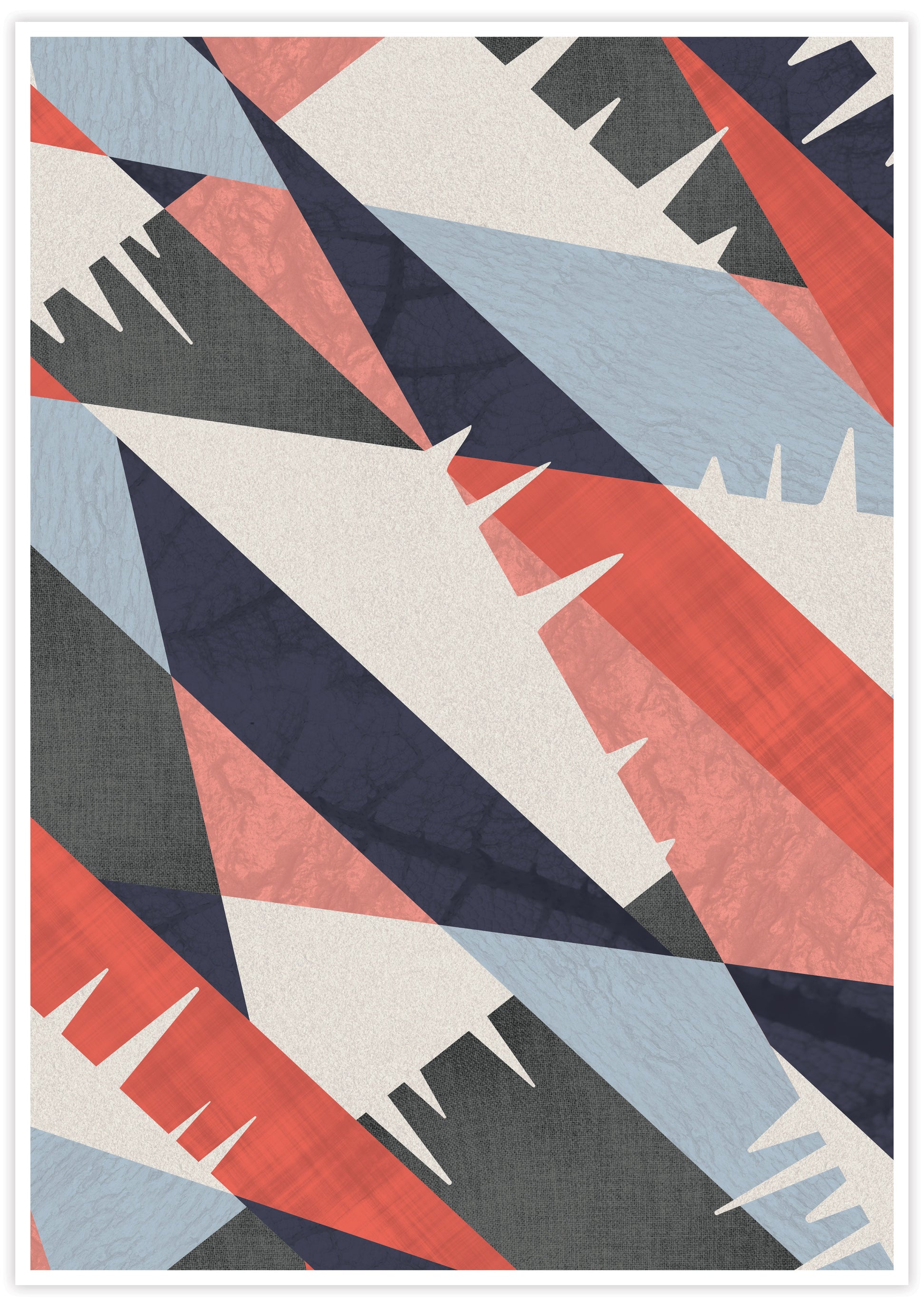 Drips Abstract Print Pattern