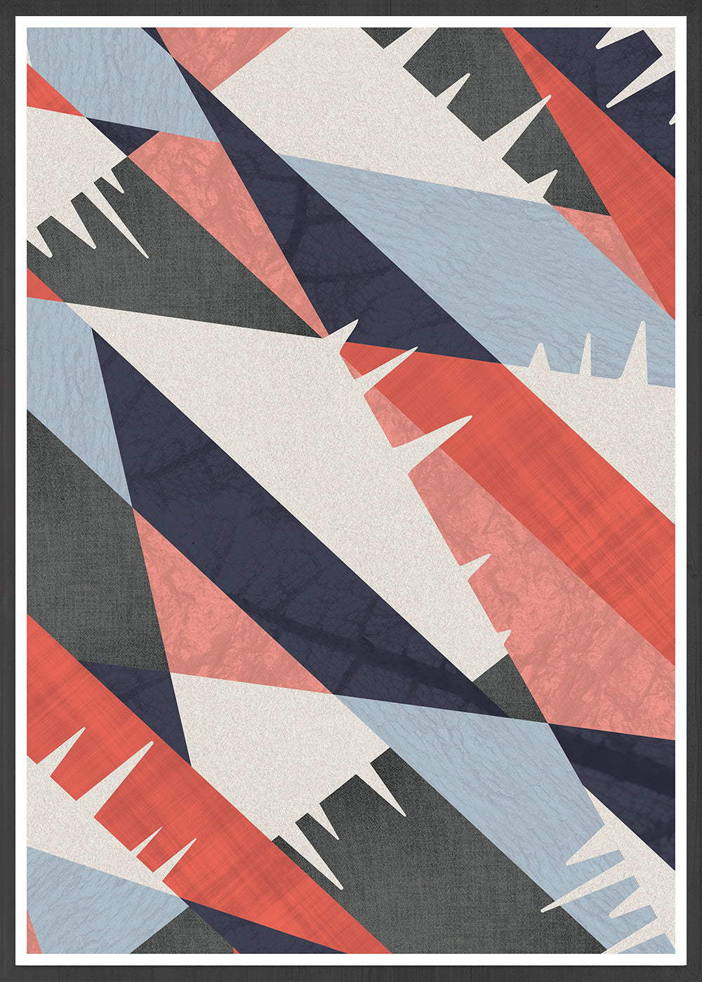 Drips Abstract Print Pattern