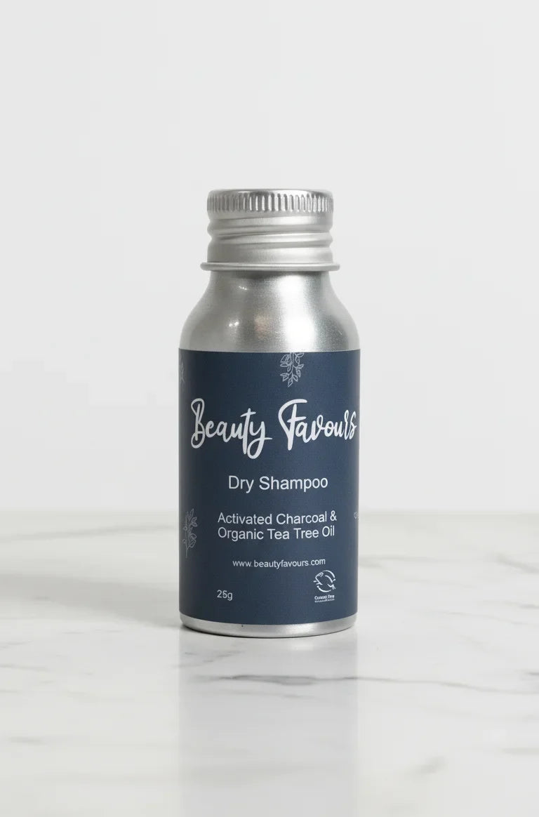 Charcoal and Tea Tree Dry Shampoo Powder