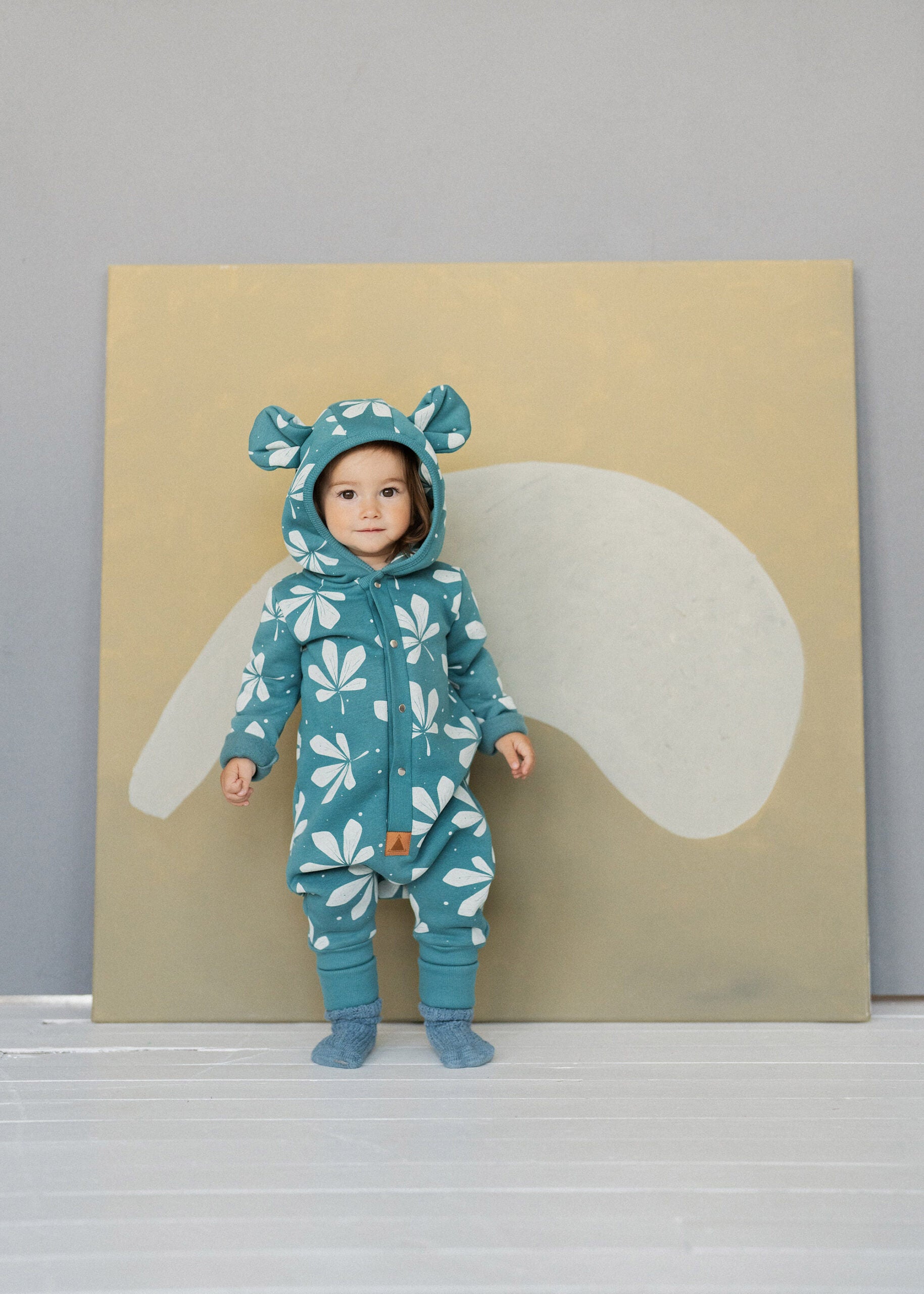 Cozy Bear Kids Jumpsuit – Cute & Comfortable for Cooler Days by Zezuzulla at www.brixbailey.com
