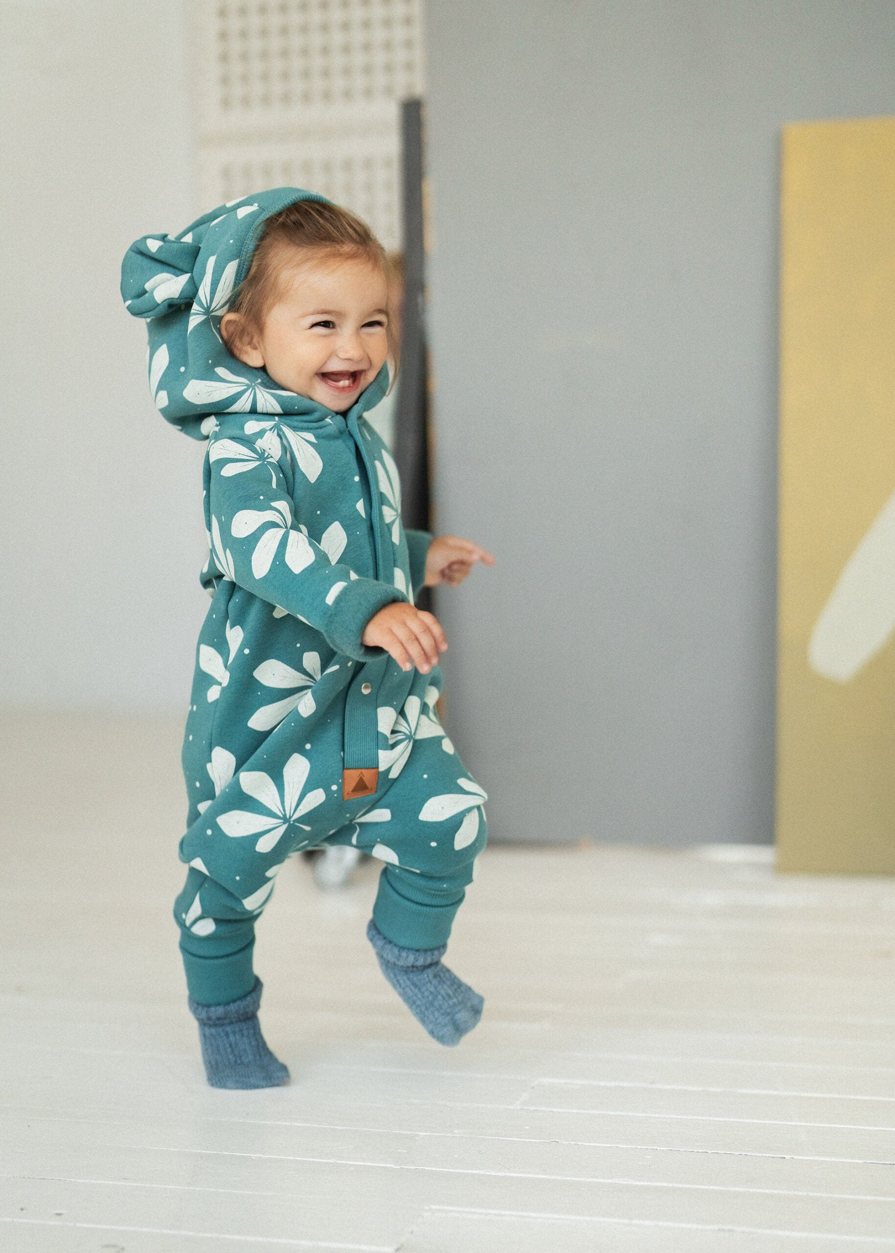 Cozy Bear Kids Jumpsuit – Cute & Comfortable Cotton Wear by Zezuzulla at www.brixbailey.com