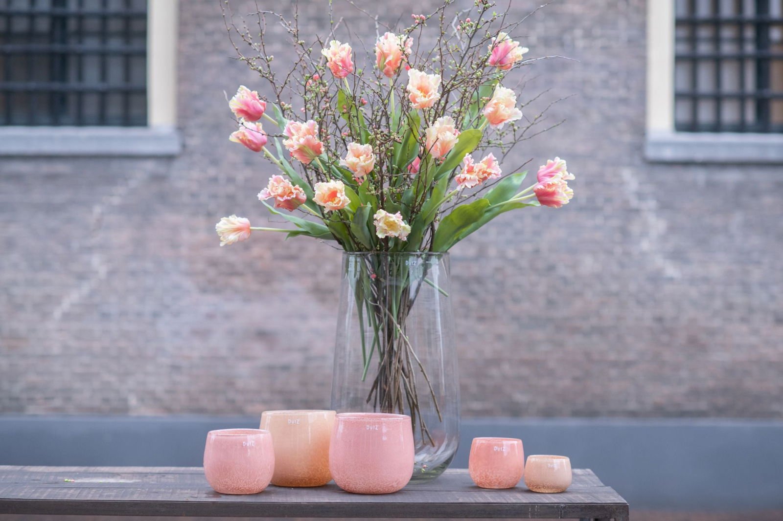 Robert Clear Glass Vase