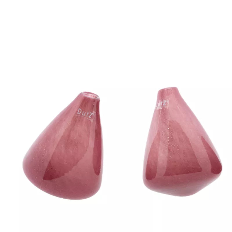 Tumbling Vase in Raspberry Red, 12cm Height