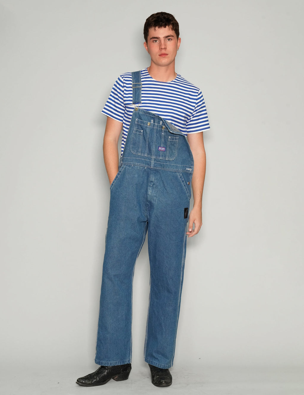 Vintage 80s Cotton Dungarees