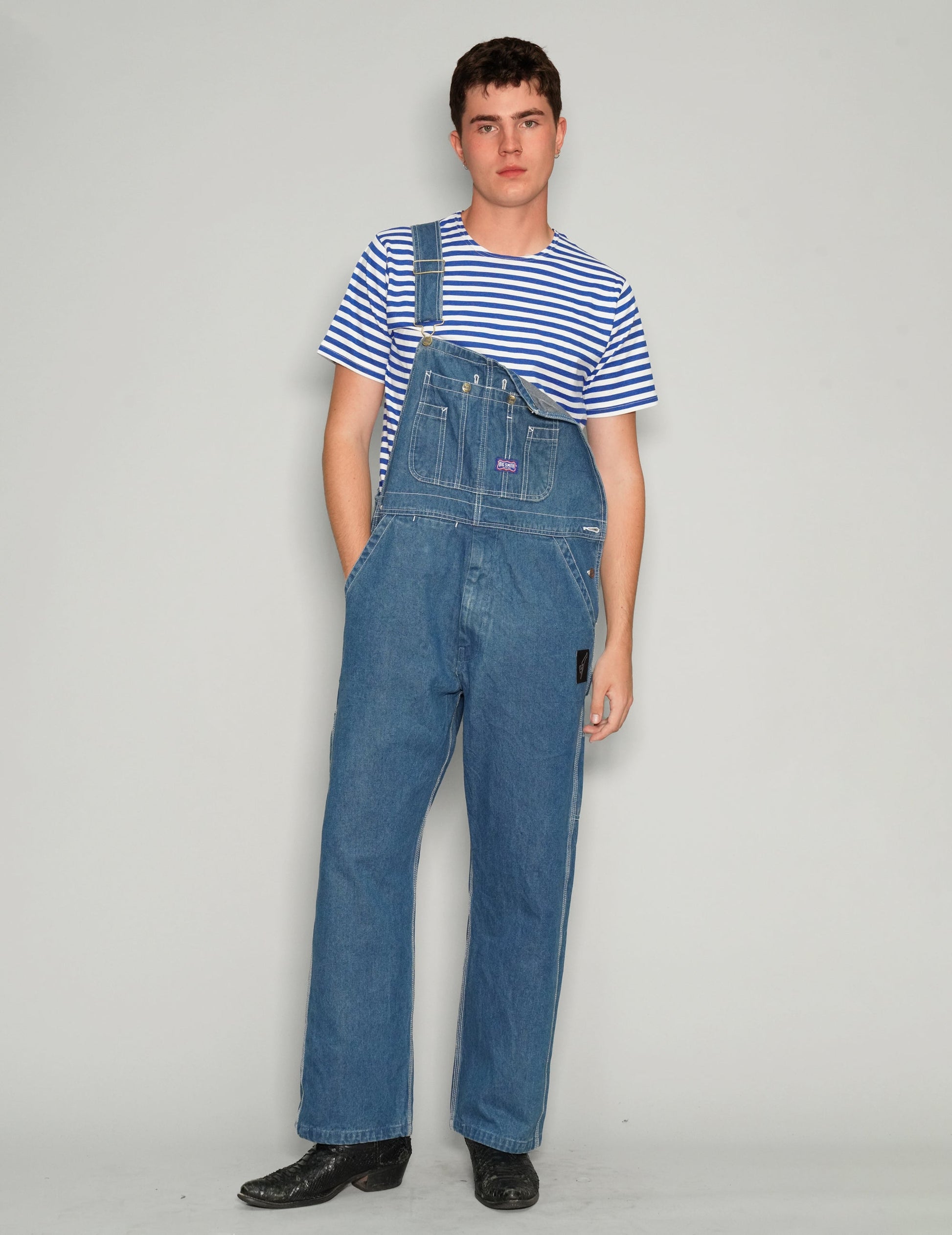 Vintage 80s Cotton Dungarees