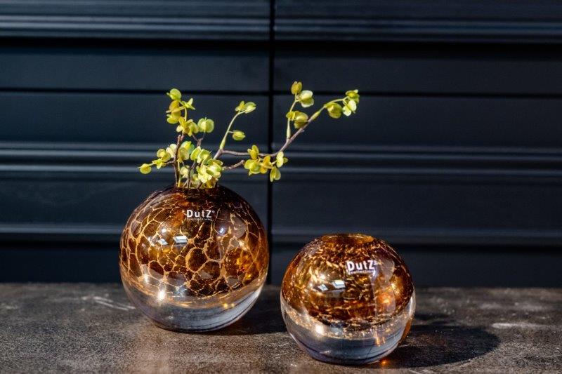 Ball Vase Kula in Bronze Gold
