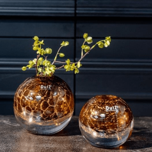 Ball Vase Kula in Bronze Gold