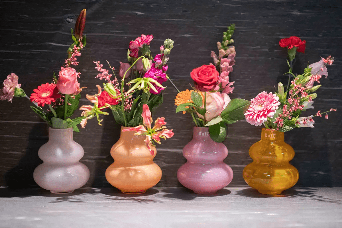 Skrzyszow Small Taupe Vase H16 D14 cm