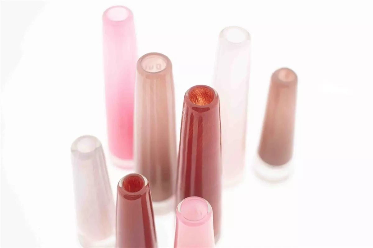 Old Rose Solifleur Bud Vase Mouthblown Glass