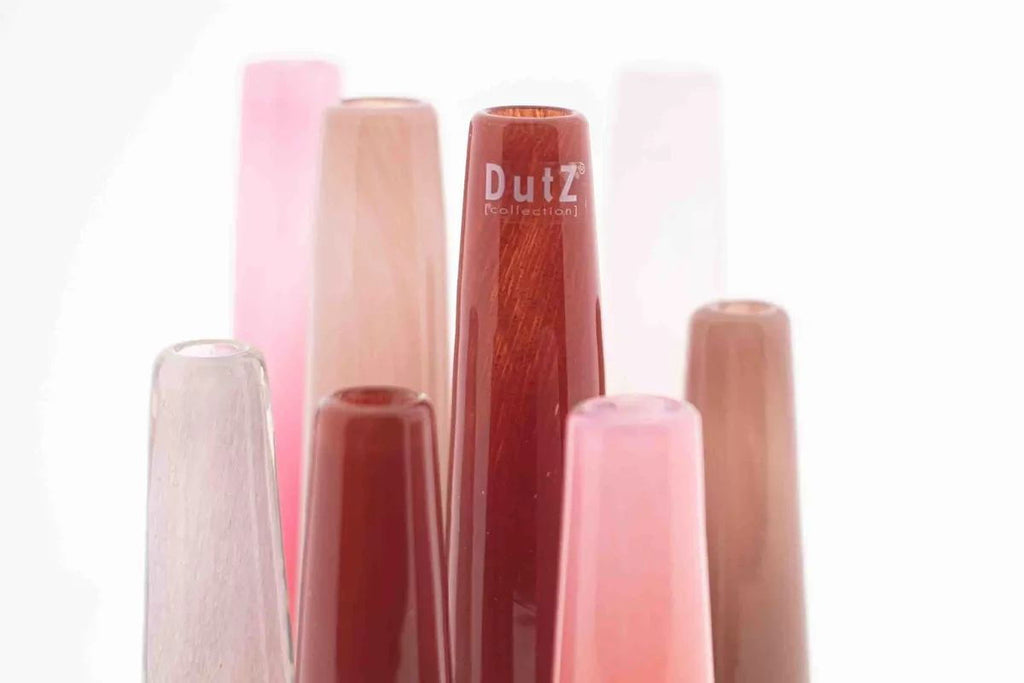 Old Rose Solifleur Bud Vase Mouthblown Glass