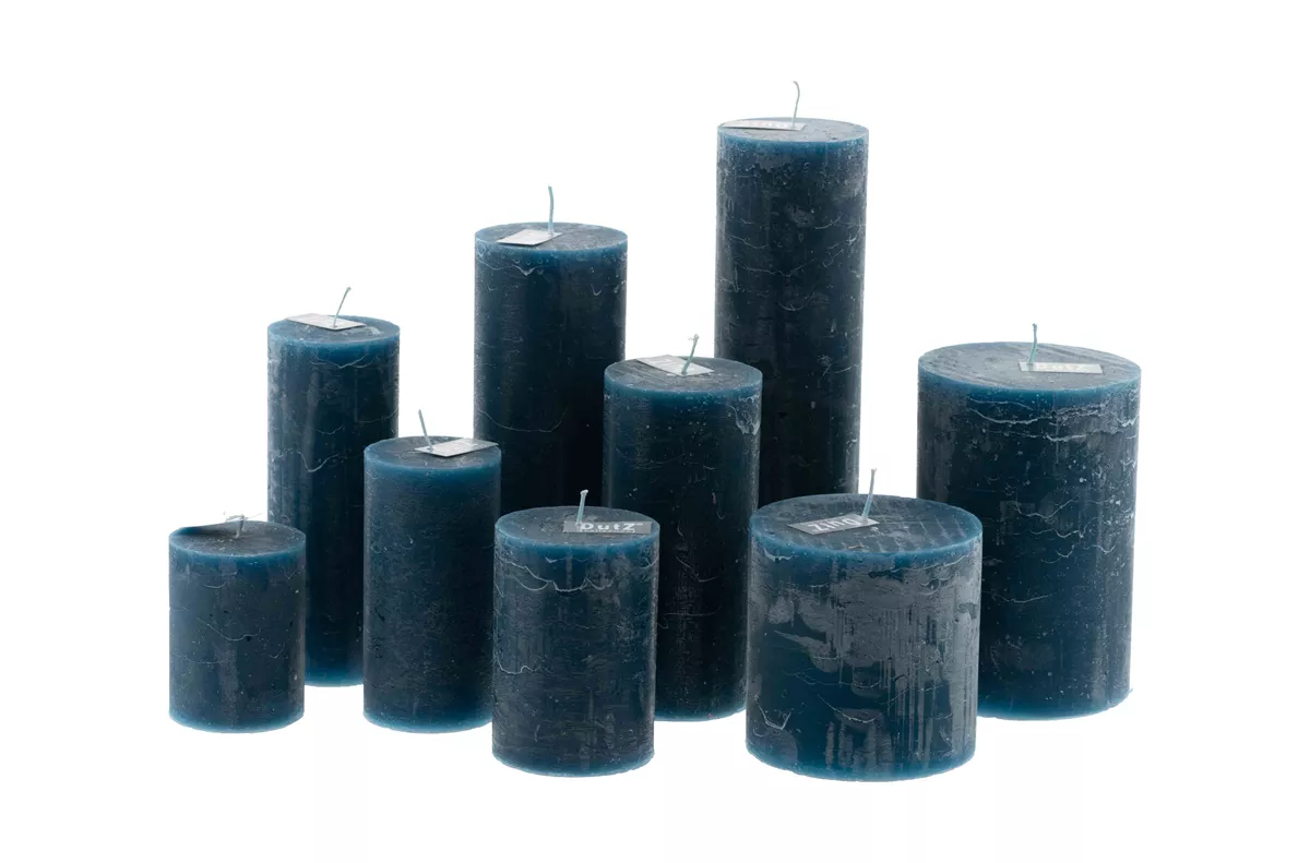 Luxury Rustic Candle in Navy Blue