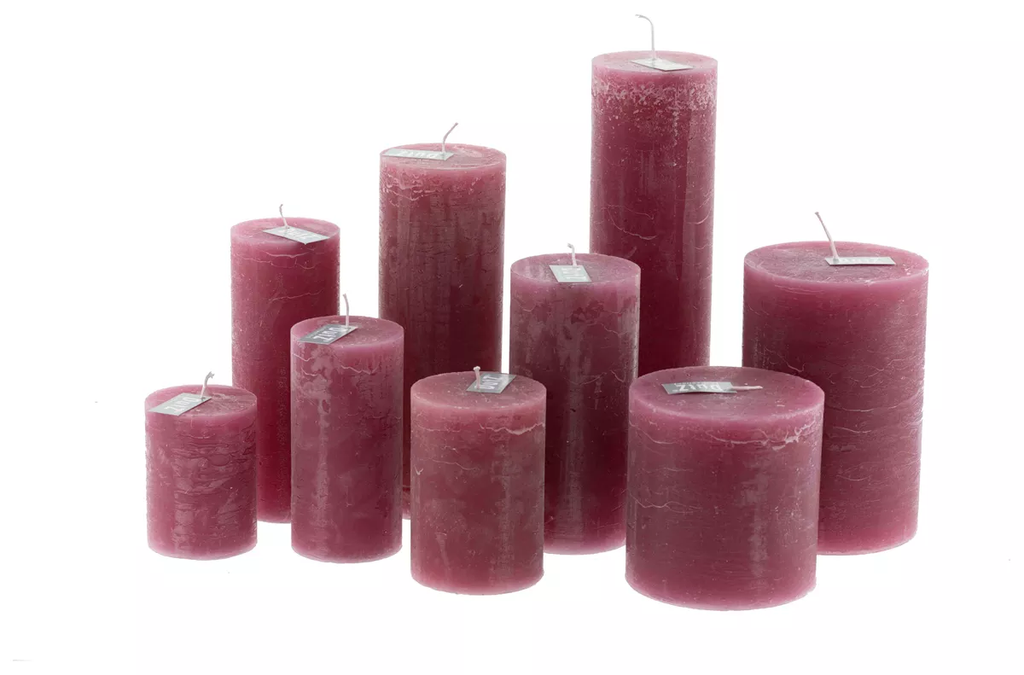 Luxury Rustic Candle in Fuchsia