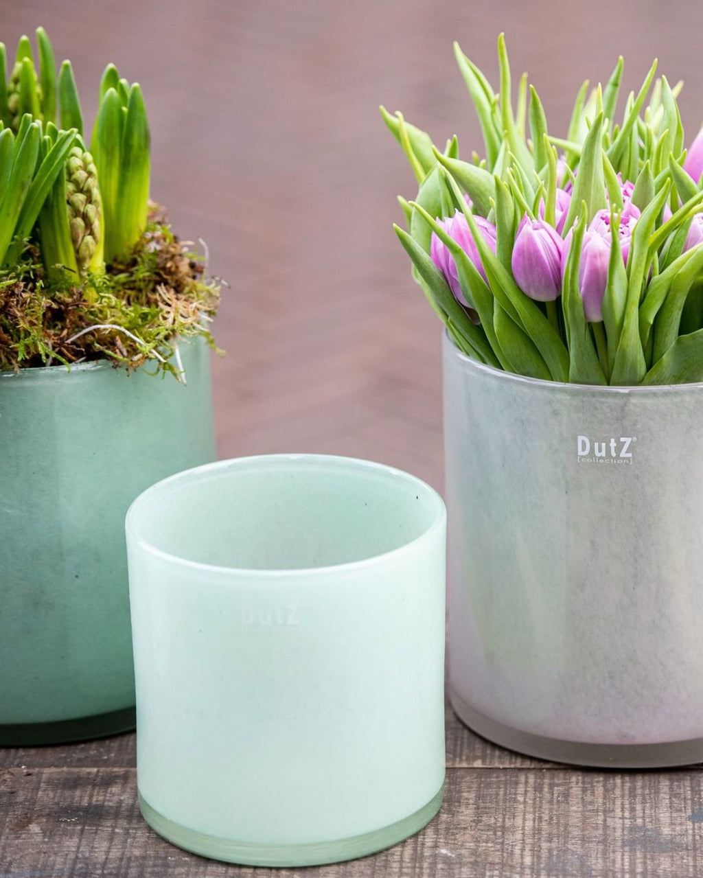 Menthol Glass Cylinder Candle Votive