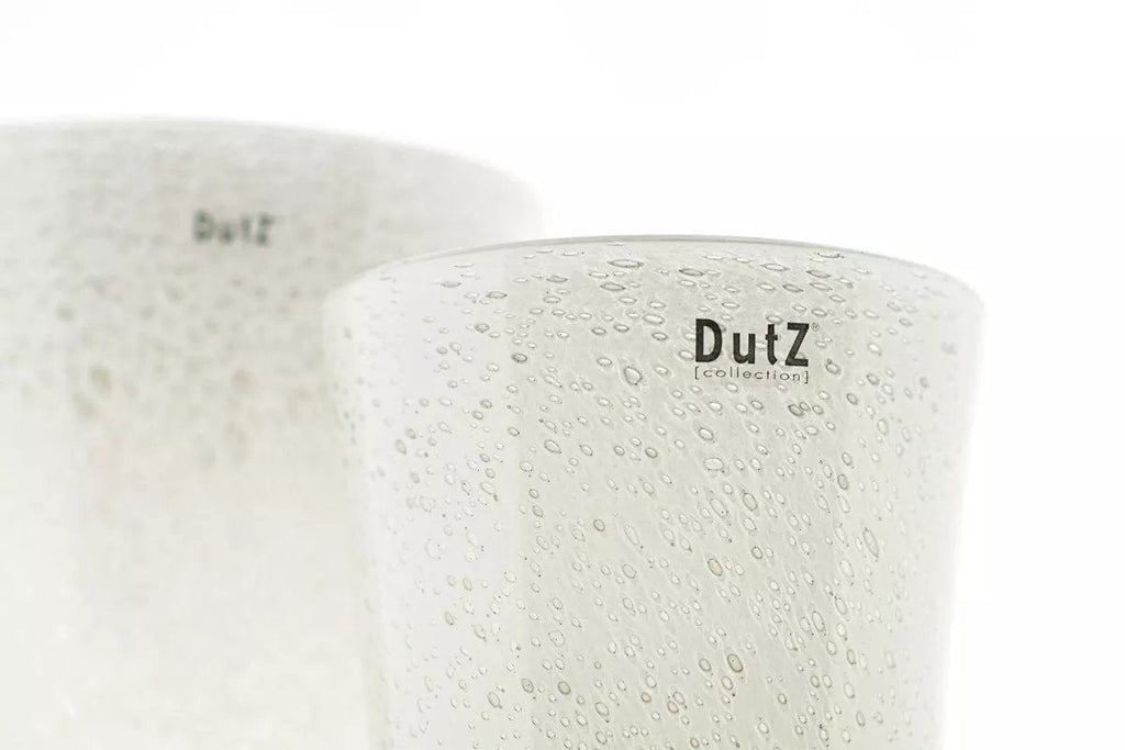 Conic Vase Thick with Bubbles